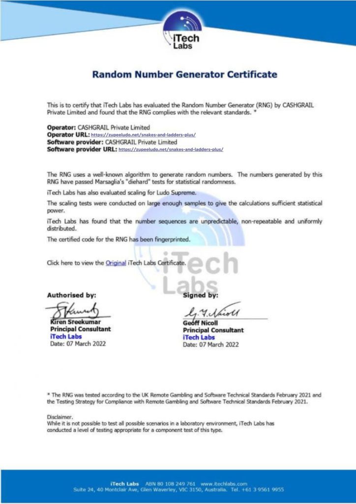 RNC Certificate Snakes and Leader Plus